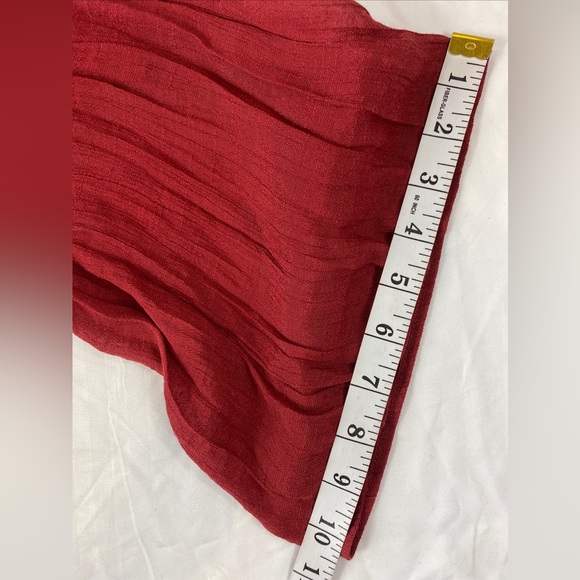 Indigo Rose Women's Dress Boho Burgundy Festival Lace Ruffles Lined Size 2x - Picture 9 of 14